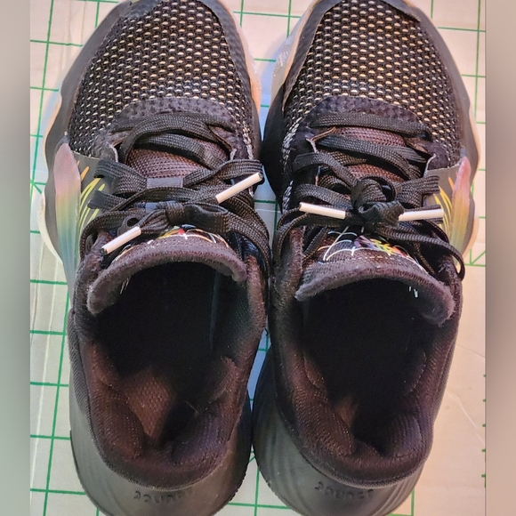 Adidas D.O.N Issue #1 Spiderman Basketball Shoes Size 5Y Black EG6566 - Picture 14 of 16